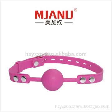 2017 new SM bondage sex toy Silicone Bondage Ball Gag